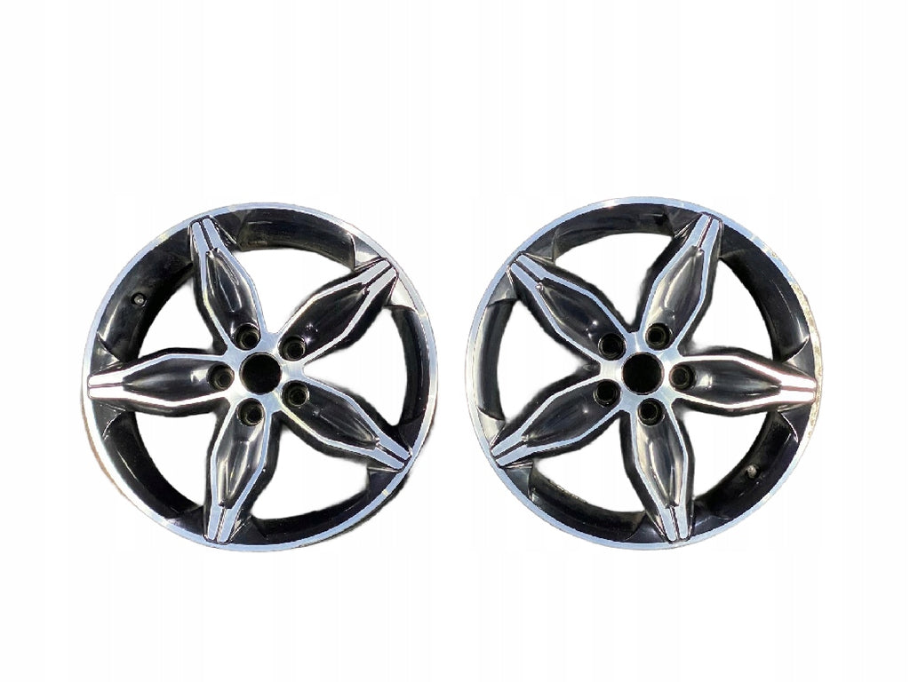 1x Alufelge 17 Zoll 6.5" 5x108 50ET Glanz Schwarz ET1J-BA Ford Transit Connect FEL8915186273qf