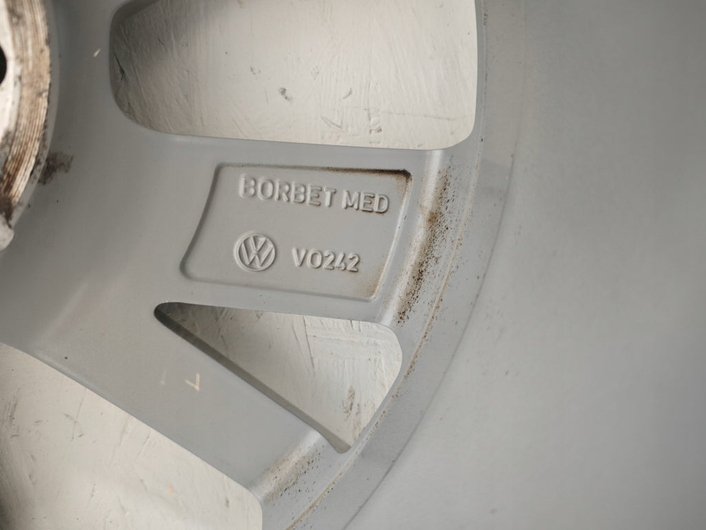 1x Alufelge 17 Zoll 6.5" 5x112 46ET Glanz Silber 5H0071497 VW I Rim Wheel FEL7386683545ft