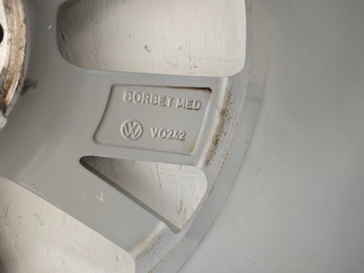1x Alufelge 17 Zoll 6.5" 5x112 46ET Glanz Silber 5H0071497 VW I Rim Wheel FEL7386683545ft