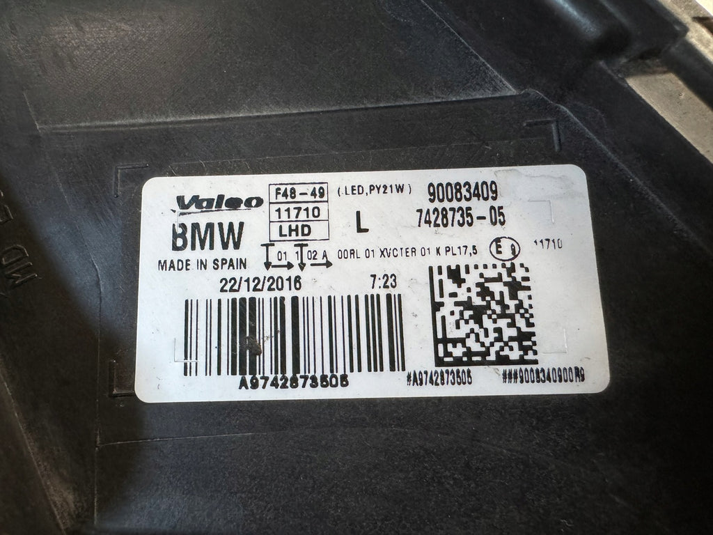 Frontscheinwerfer BMW X1 F48 7428735 LED Links Scheinwerfer Headlight SCH6717703004yt