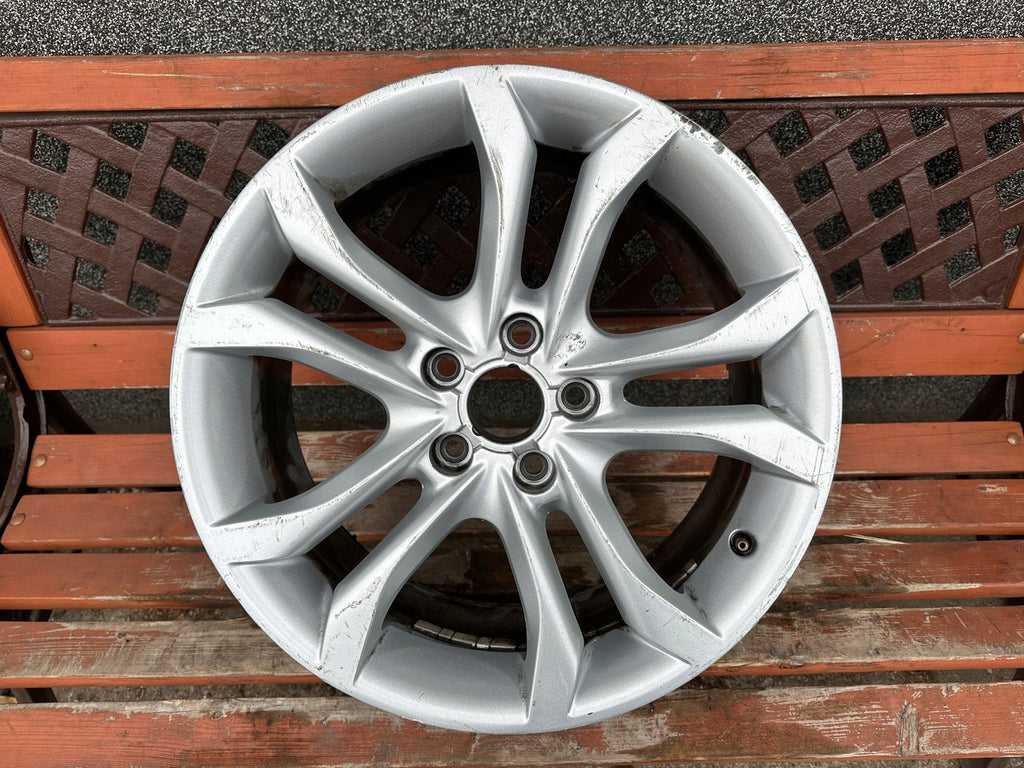 1x Alufelge 18 Zoll 7.5" 5x112 54ET Glanz Silber 8P0601025BM Audi A3 Rim Wheel