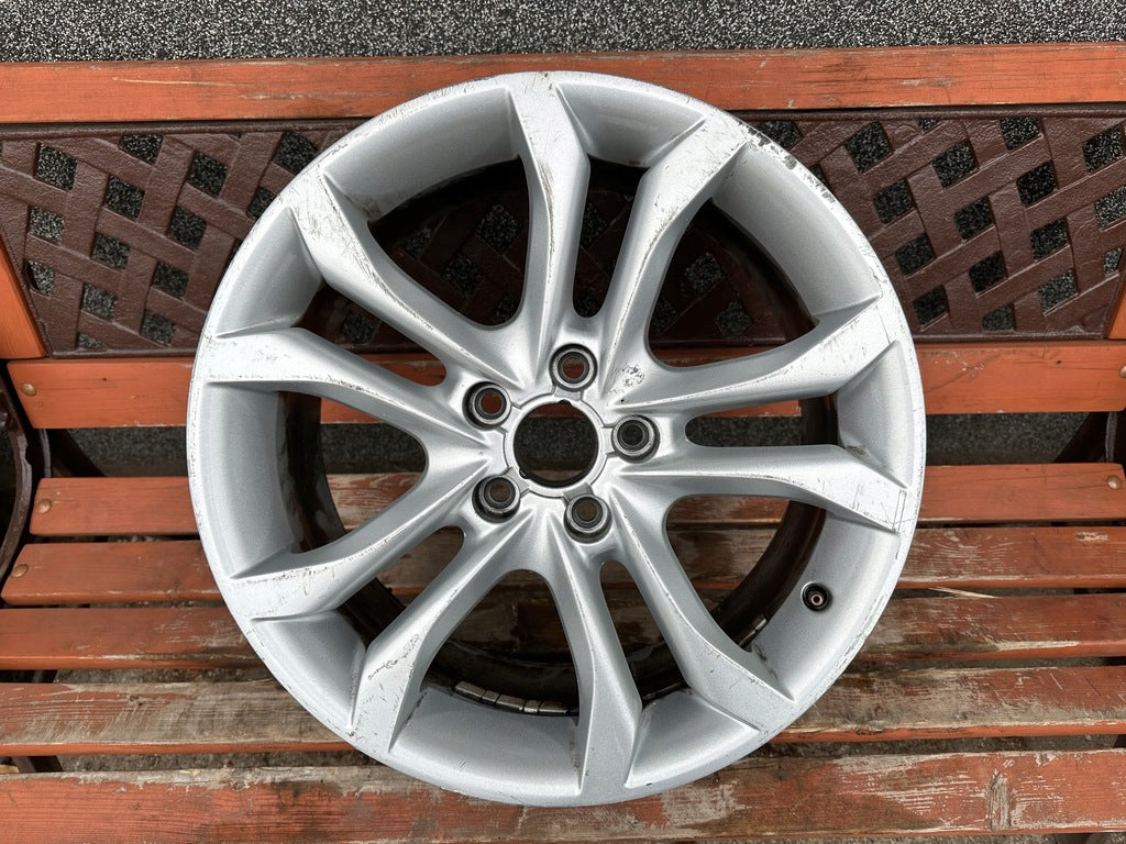 1x Alufelge 18 Zoll 7.5" 5x112 54ET Glanz Silber 8P0601025BM Audi A3 Rim Wheel FEL1286417425oa