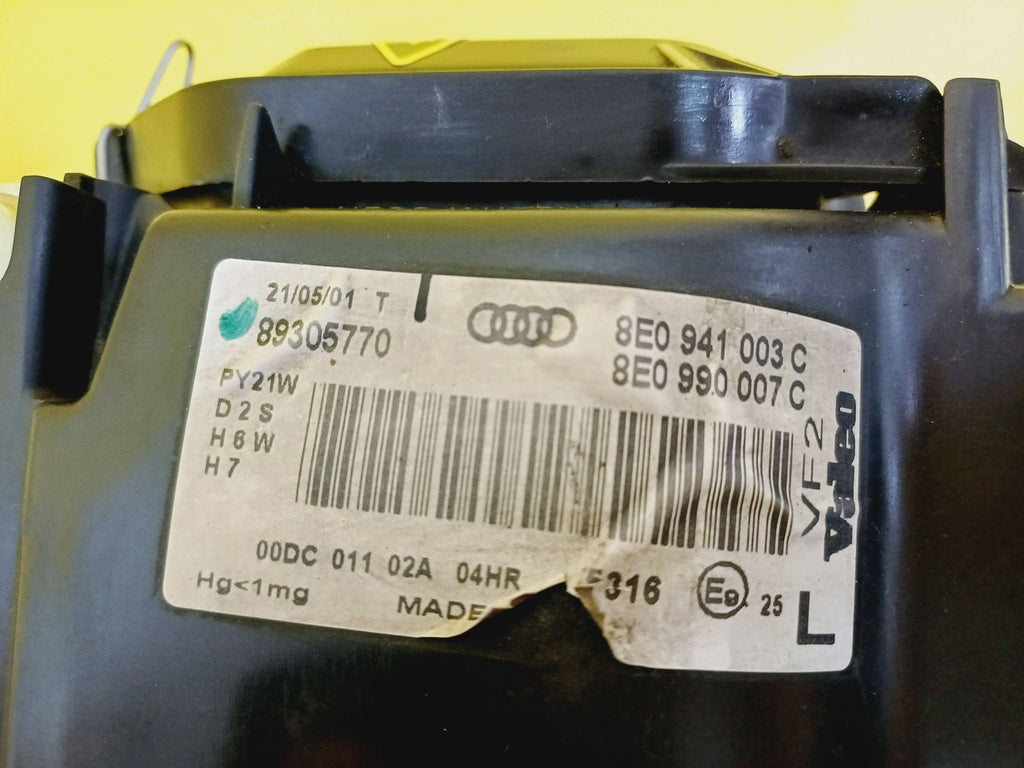 Frontscheinwerfer Audi A4 B6 8E0990007C 8E0941003C Links Scheinwerfer Headlight SCH2306255946iz