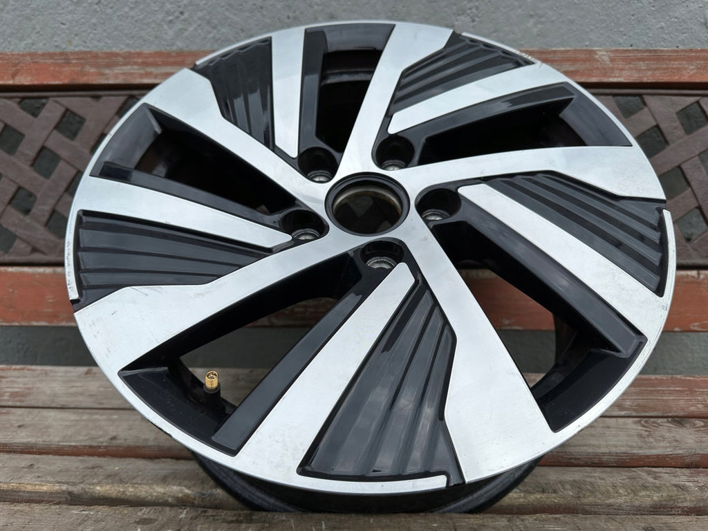 1x Alufelge 16 Zoll 7.0" 5x112 48ET Glanz Schwarz 5H0601025A VW Golf Viii FEL2387636143qn