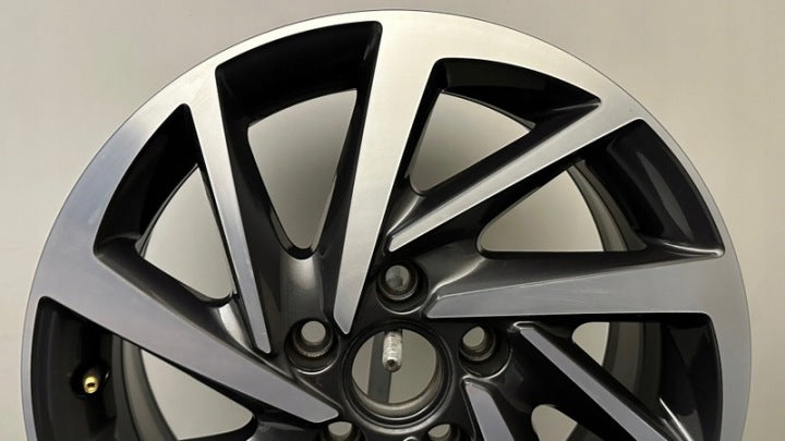1x Alufelge 16 Zoll 6.5" 5x112 46ET 5G0601025DM Mg Rim Wheel FEL2555274670fp