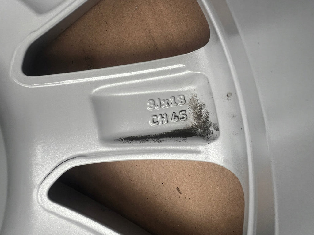1x Alufelge 18 Zoll 8.0" 5x108 45ET Glanz Silber J9C3-BA Jaguar E Pace E-Pace FEL4582677906ml