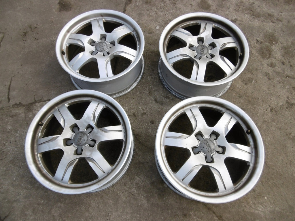 4x Alufelge 17 Zoll 7.5" 5x112 28ET Glanz Silber 8T0601025B Audi A5 Rim Wheel