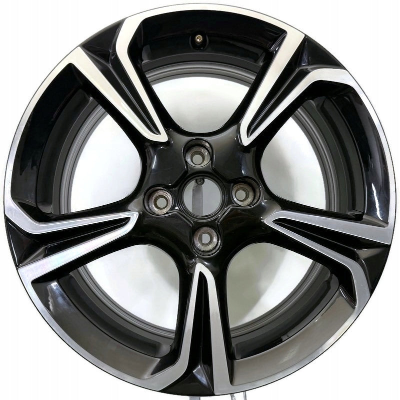 1x Alufelge 17 Zoll 7.0" 4x108 38ET Glanz Schwarz 9832281680 Opel Rim Wheel FEL3408119699ob