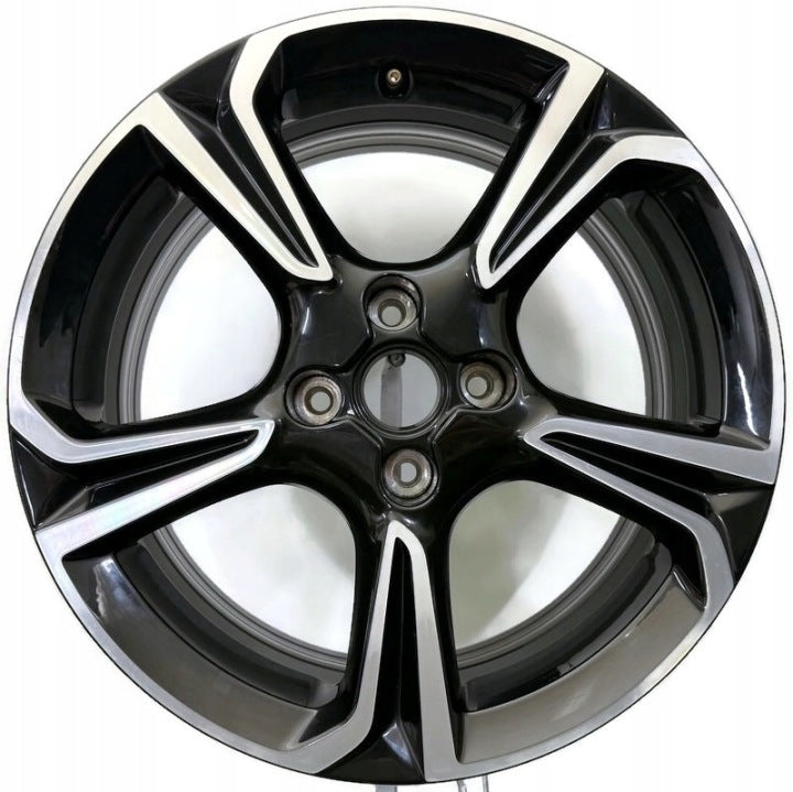 1x Alufelge 17 Zoll 7.0" 4x108 38ET Glanz Schwarz 9832281680 Opel Rim Wheel FEL3408119699ob