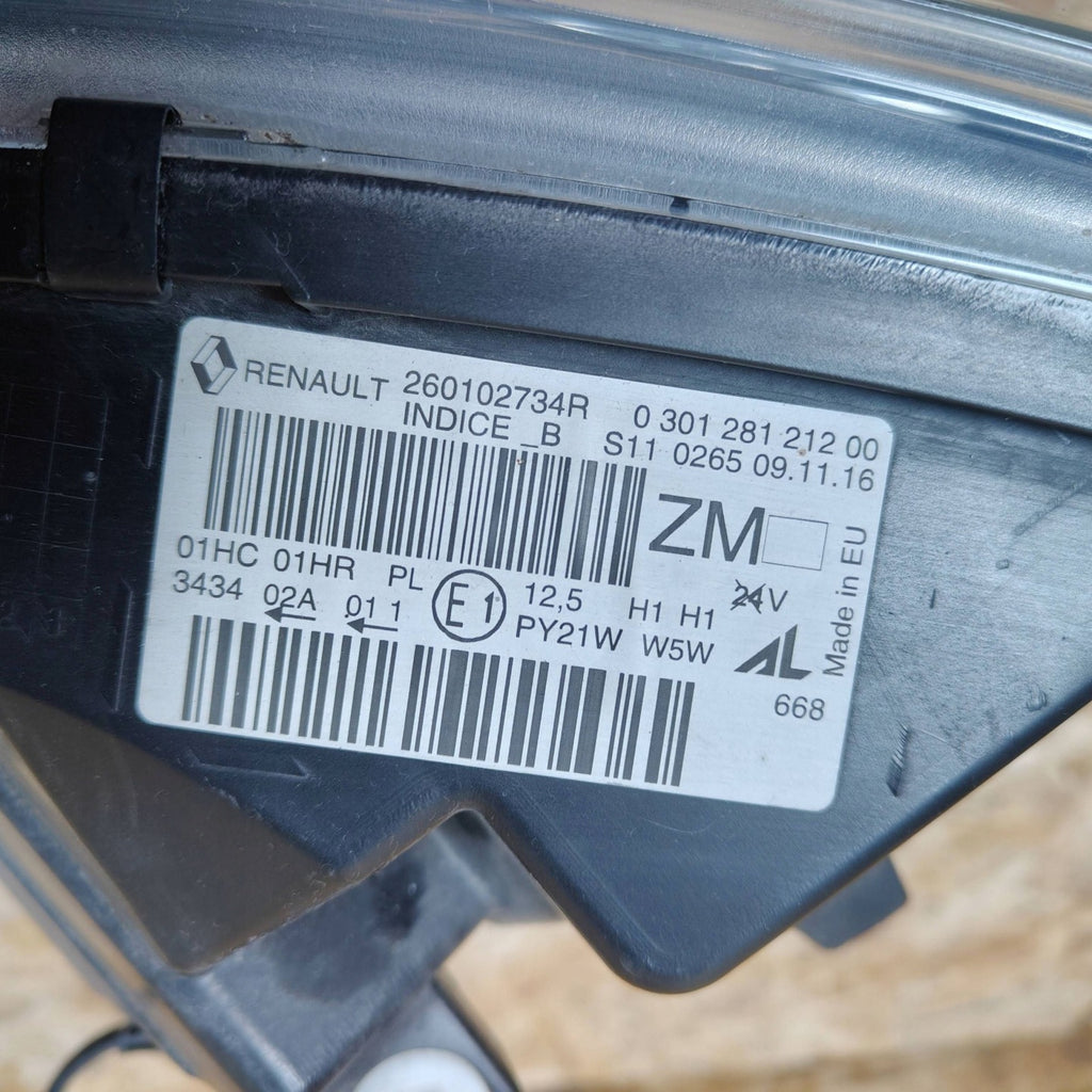 Frontscheinwerfer Renault Captur I 260102734R 343402A011030128121200 Rechts SCH2615922208oy
