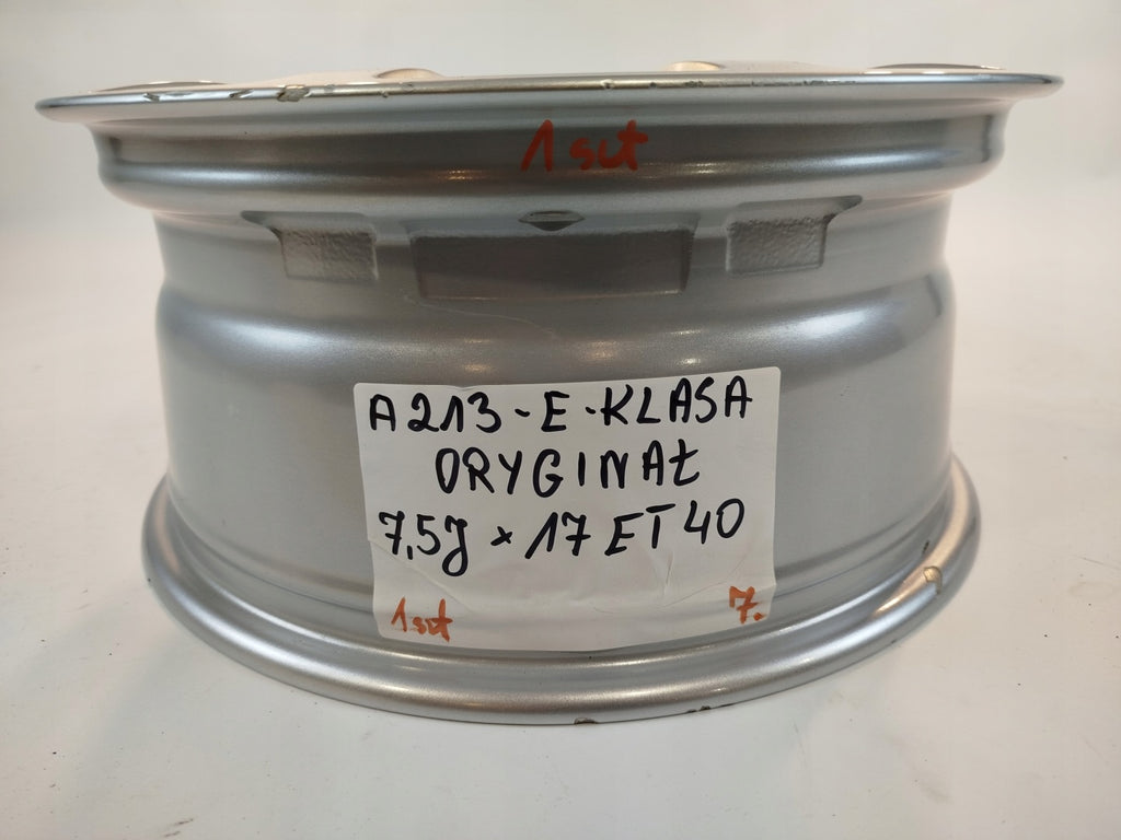 1x Alufelge 17 Zoll 7.5" 5x112 40ET Glanz Silber A2134011300 Mercedes-Benz FEL2067890228cd