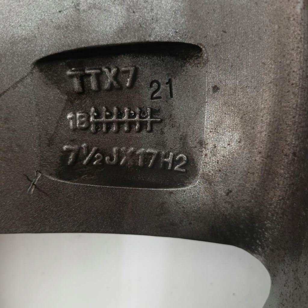 4x Alufelge 17 Zoll 7.5" 5x112 52ET Glanz Grau Audi I Rim Wheel FEL5103127943pt