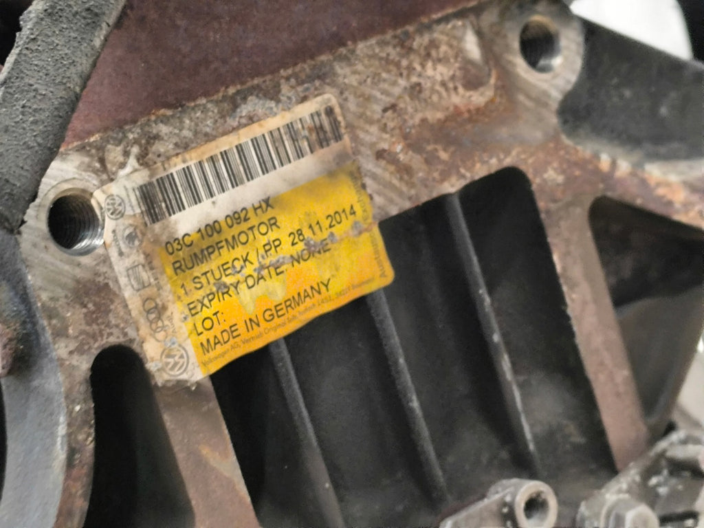 Motor VW Passat Cc CKMA 1.4 TSI 160PS 118kW 2011 Benzin Engine Unkomplett