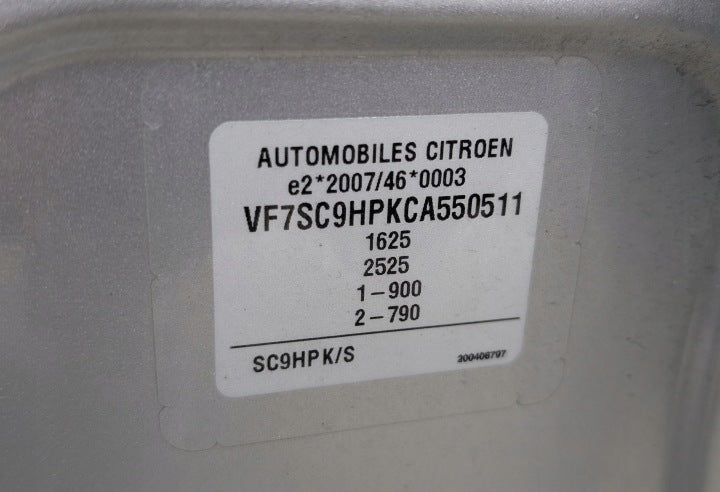 Motor Citroën C3 II 9H06 1.6 EHDI 176TKm 2009 Diesel Engine Komplett MOT6960217747lz