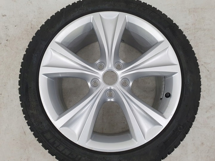 1x Alufelge 17 Zoll 7.5" 5x112 46ET Glanz Silber 5FA601025C Seat Leon Rim Wheel FEL2027231476ea