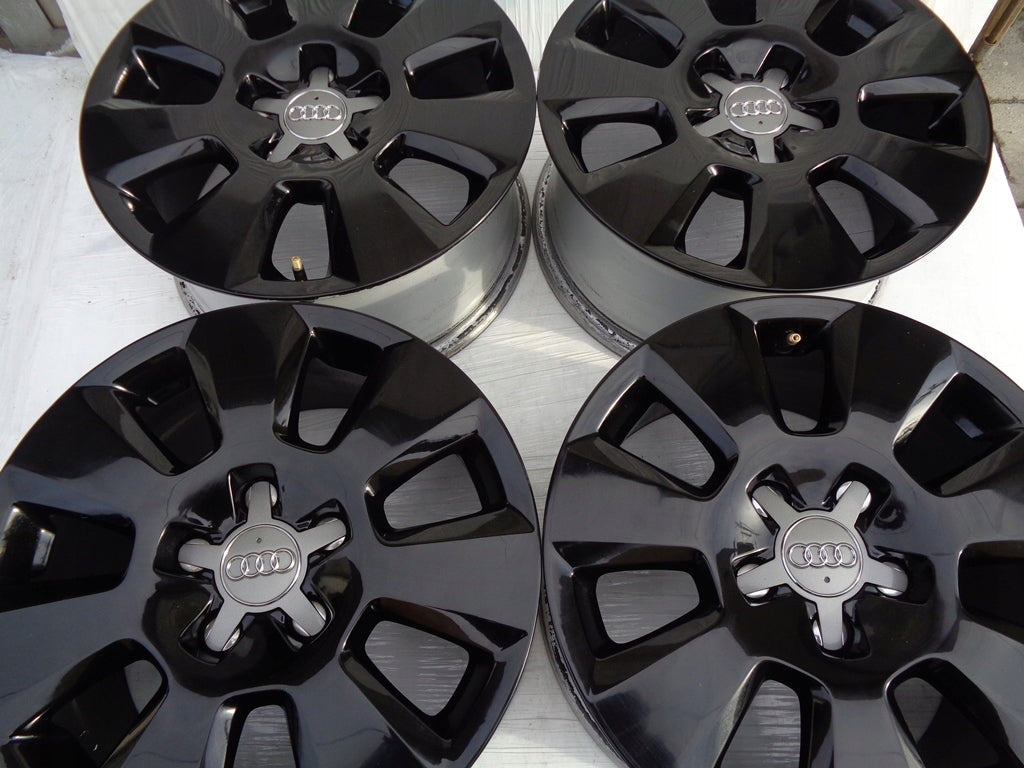 4x Alufelge 16 Zoll 7.5" 5x112 37ET Glanz Schwarz 4G0601025 Audi A6 Rim Wheel FEL4543006193vx