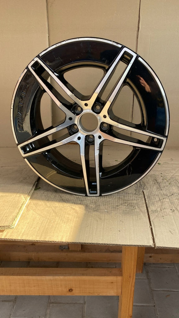 1x Alufelge 19 Zoll 8.5" 5x112 Glanz Schwarz A2144010300 Mercedes-Benz Rim Wheel FEL7403975324hs