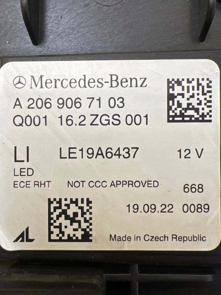 Frontscheinwerfer Mercedes-Benz W206 A2069067103 LED Links Headlight SCH8512897061qh