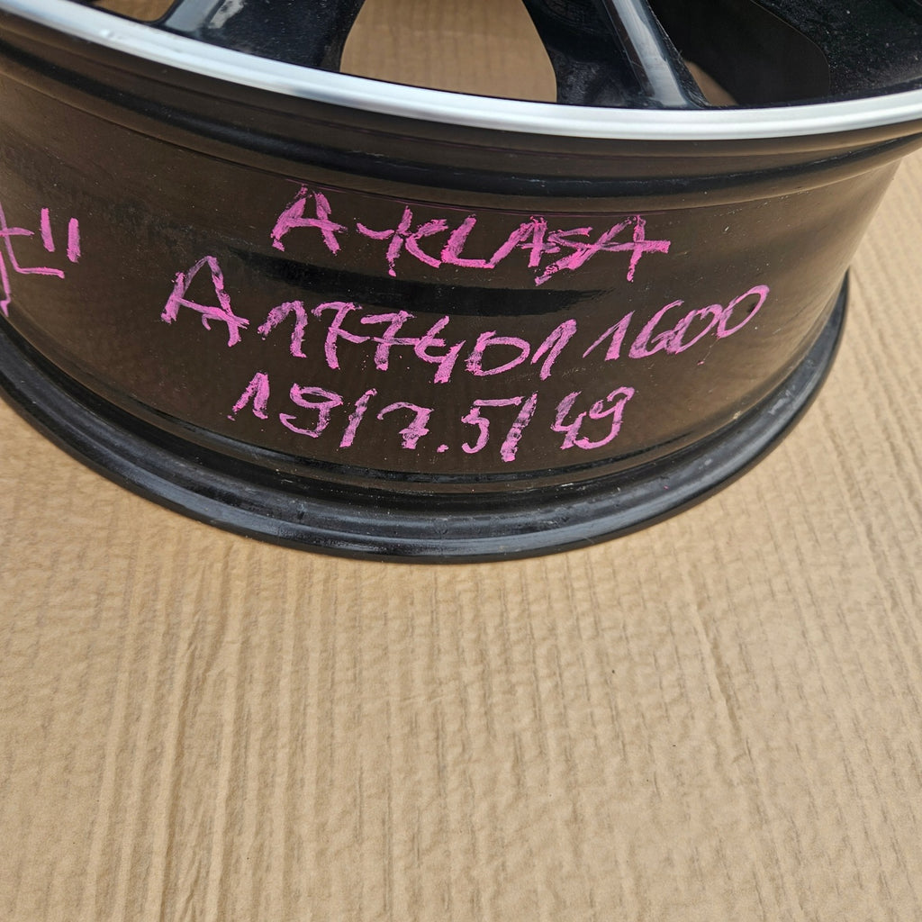 1x Alufelge 19 Zoll 7.5" 5x112 49ET A1774011600 Mercedes-Benz Cla Rim Wheel FEL7460593684ed