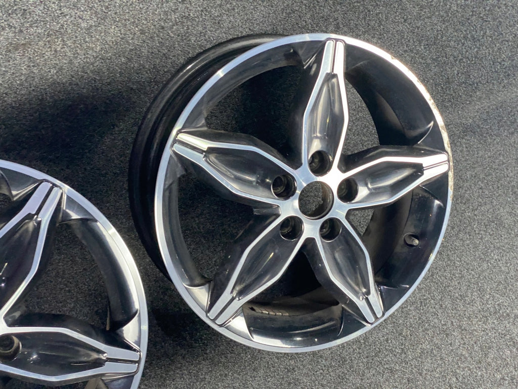 1x Alufelge 17 Zoll 6.5" 5x108 50ET Glanz Schwarz ET1J-BA Ford Transit Connect FEL8915186273qf