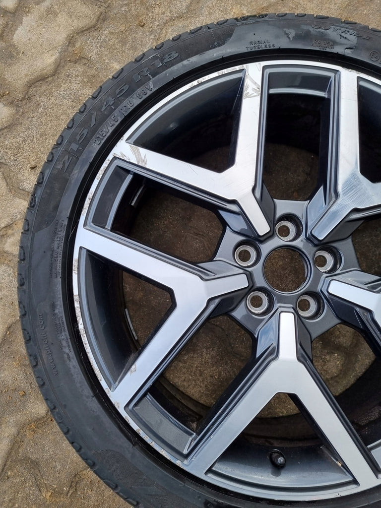 1x Alufelge 18 Zoll 7.0" 5x112 47ET Glanz Schwarz 6F9601025B Mg Arona Rim Wheel