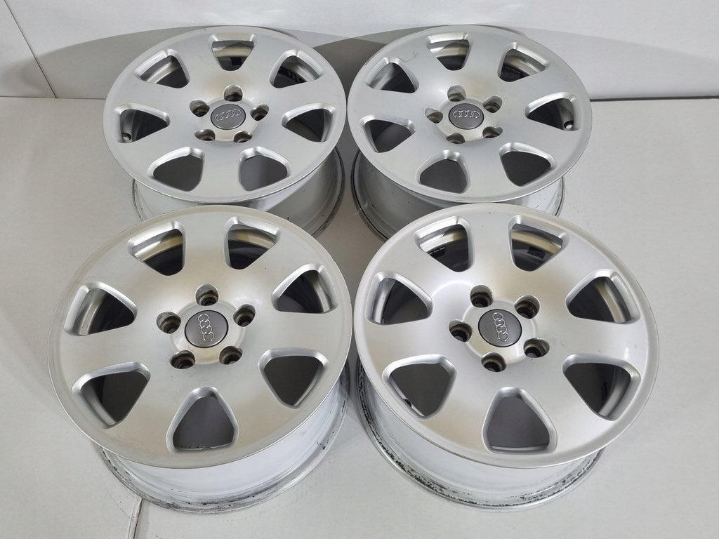 4x Alufelge 15 Zoll 7.0" 5x112 39ET Glanz Silber 8E0601025 Audi Rim Wheel FEL4700186614po