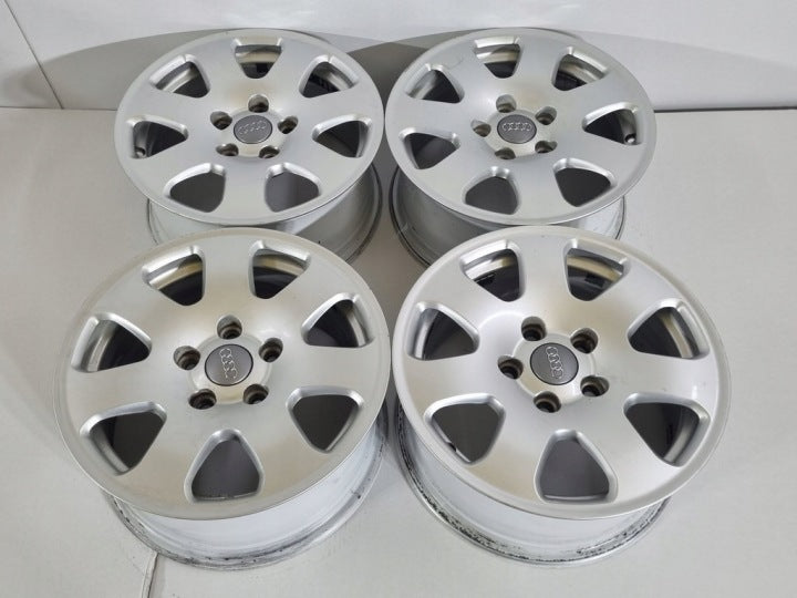 4x Alufelge 15 Zoll 7.0" 5x112 39ET Glanz Silber 8E0601025 Audi Rim Wheel FEL4700186614po