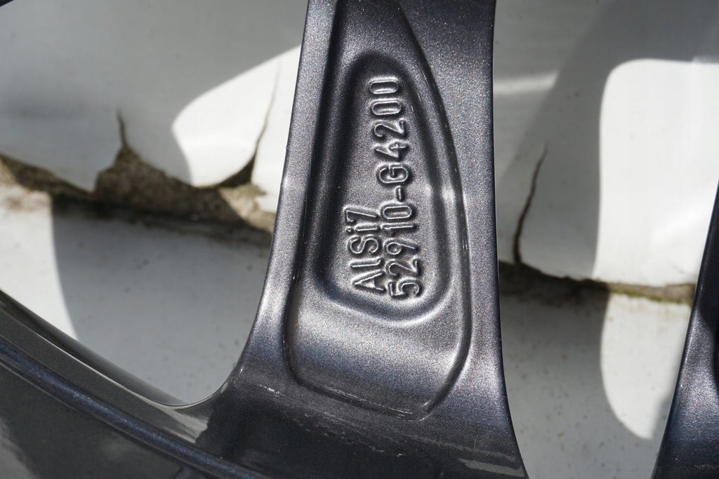 1x Alufelge 16 Zoll 6.5" 5x114.3 50ET Glanz Graphit 52910-G4200 Hyundai Mg