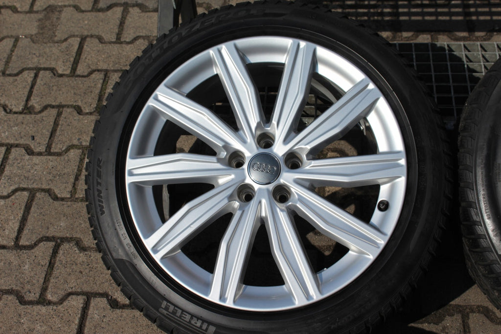 4x Alufelge 19 Zoll 8.0" 5x112 39ET Glanz Silber 4K0601025M Audi A6 C8 Rim Wheel FEL7709998744vb