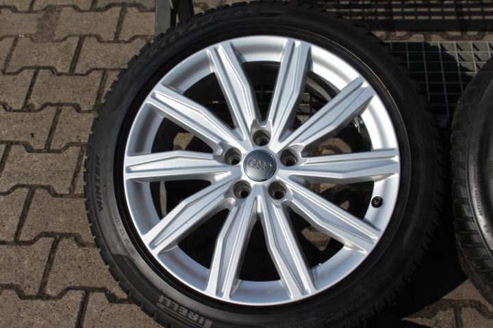 4x Alufelge 19 Zoll 8.0" 5x112 39ET Glanz Silber 4K0601025M Audi A6 C8 Rim Wheel FEL7709998744vb