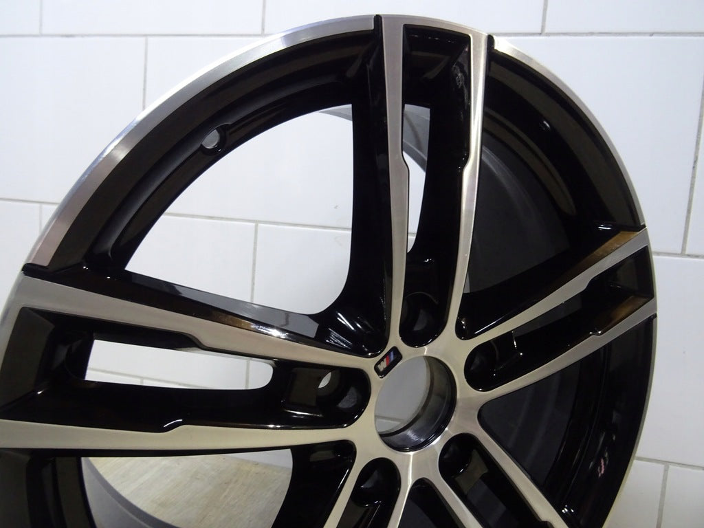 1x Alufelge 18 Zoll 8.0" 5x120 52ET Glanz Schwarz 8009703 BMW 1 F21 F20 FEL9094036281fq