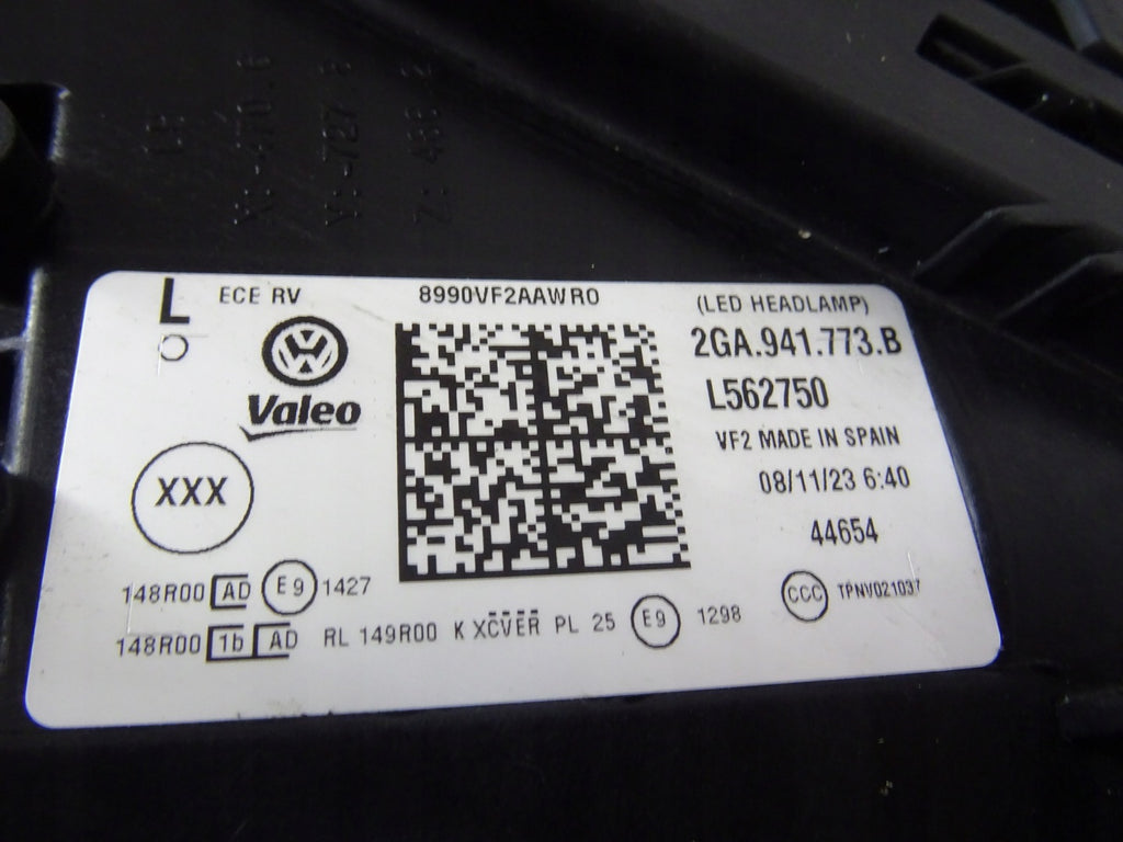 Frontscheinwerfer VW T Roc 2GA941773B Full LED Links Scheinwerfer Headlight