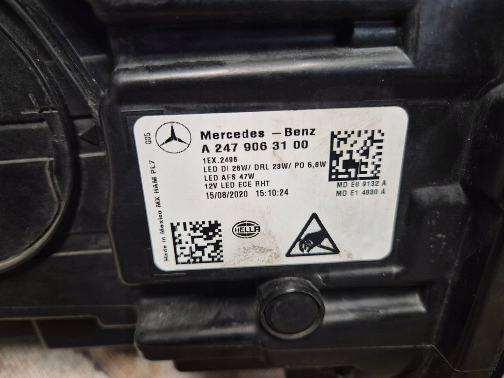 Frontscheinwerfer Mercedes-Benz Glb X247 A2479063100 Links Headlight SCH4334999658xn