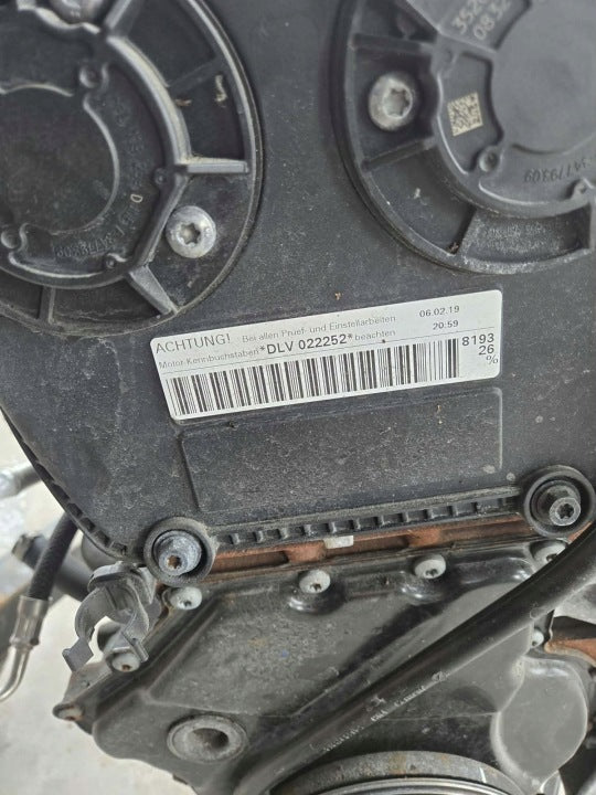 Motor Audi A4 B9 DLV 2.0 TFSI 150PS 31TKm Benzin Engine Unkomplett MOT1987240592iu