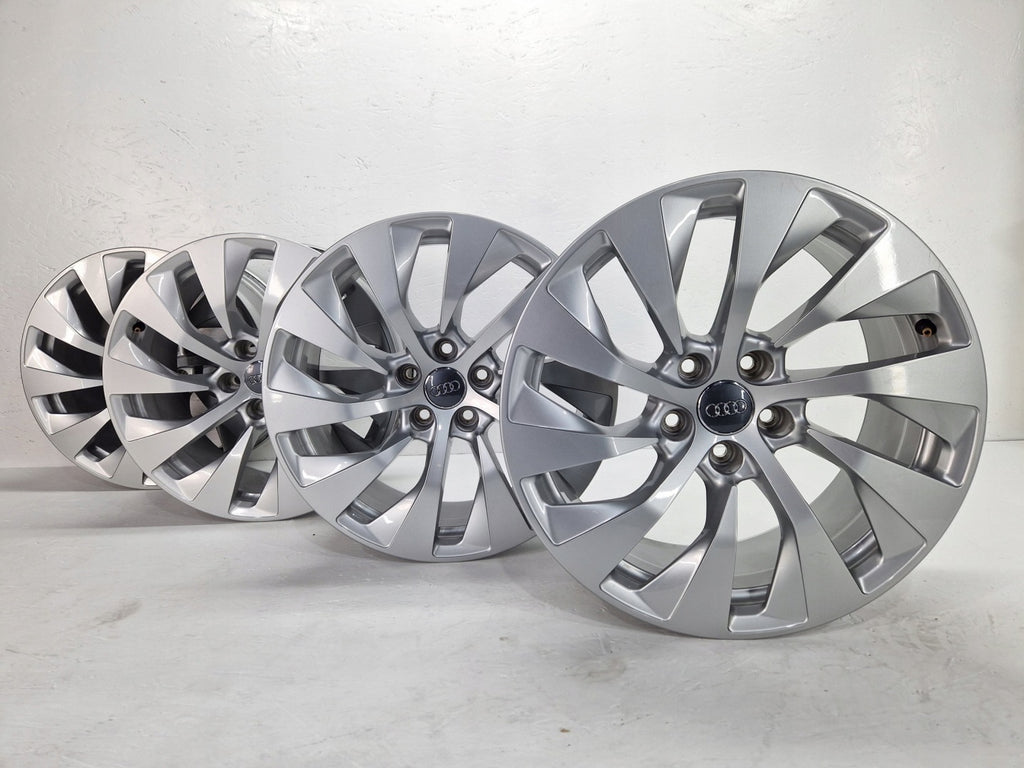 4x Alufelge 18 Zoll 8.0" 5x112 26ET Glanz Silber 4K8601025A Audi Rim Wheel FEL8863088489uv