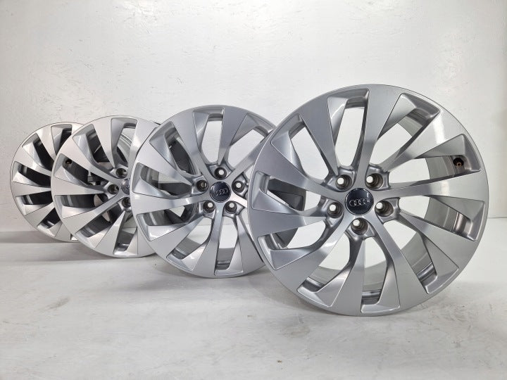 4x Alufelge 18 Zoll 8.0" 5x112 26ET Glanz Silber 4K8601025A Audi Rim Wheel FEL8863088489uv