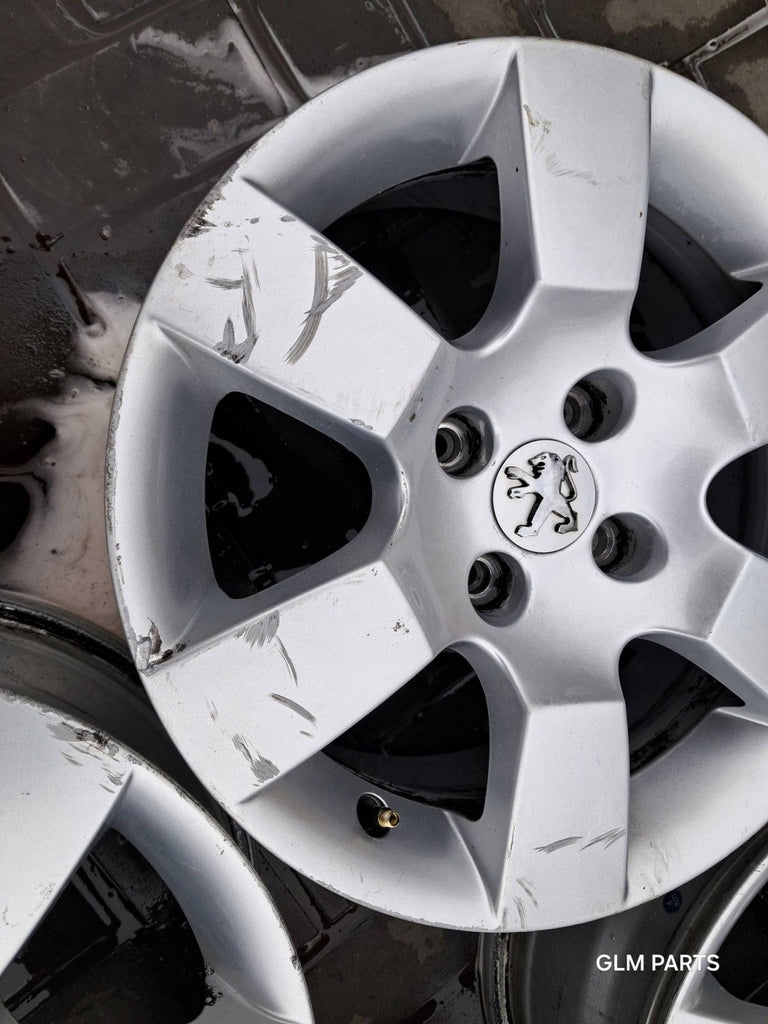 4x Alufelge 16 Zoll 7.0" 4x108 29ET Glanz Silber 9685783880 Peugeot 5008 FEL2409956595lf