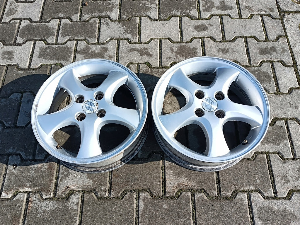 1x Alufelge 15 Zoll 5.0" 4x100 Suzuki Rim Wheel