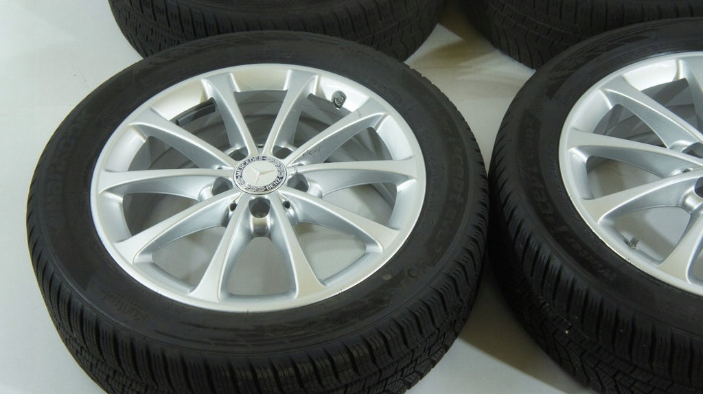 4x Alufelge 17 Zoll 6.5" 5x112 44ET Glanz Silber A1774010300 Mercedes-Benz FEL5880902394uc