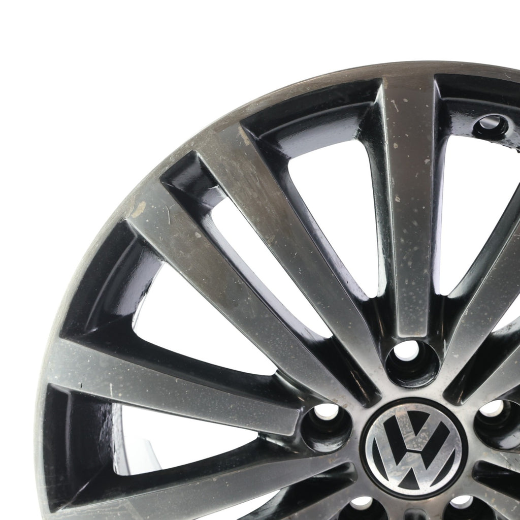 1x Alufelge 17 Zoll 7.5" 5x112 47ET Glanz Schwarz 3AA601025G VW Passat B7 FEL6749892553in
