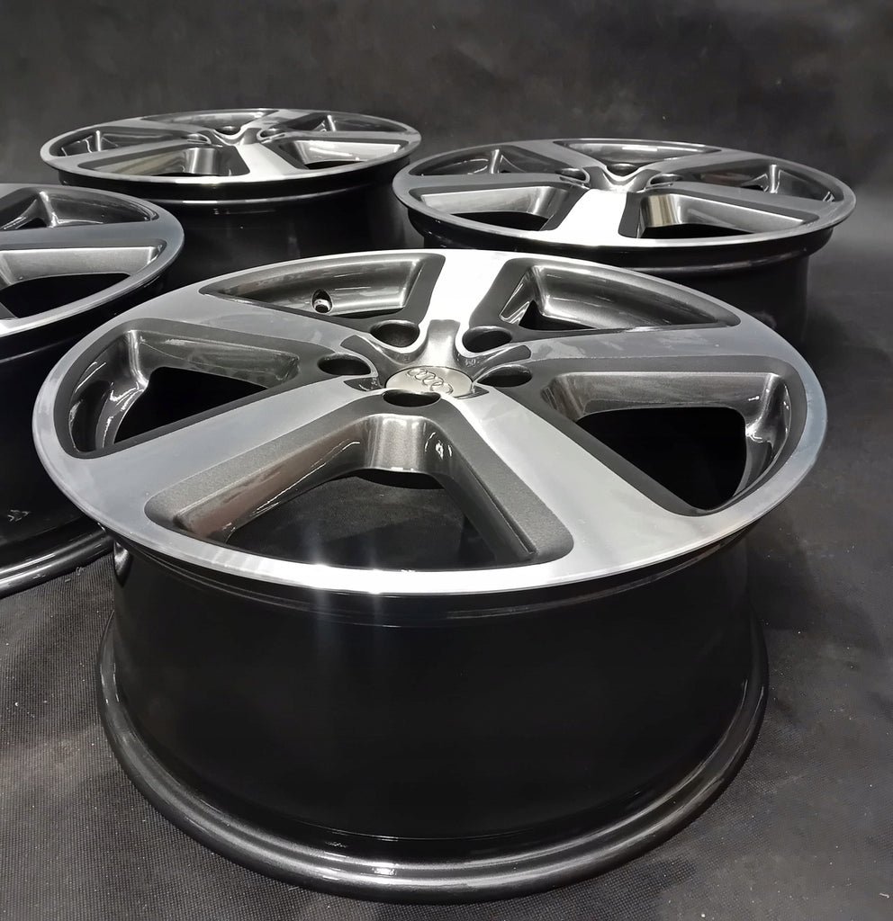 4x Alufelge 18 Zoll 7.5" 5x112 54ET Matt Silber 8P0601025 Audi A3 Rim Wheel FEL1817408837jk