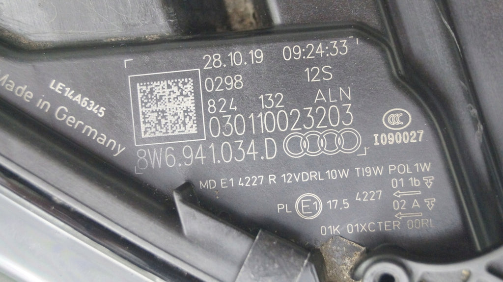 Frontscheinwerfer Audi A5 8W6941034 LED Rechts Scheinwerfer Headlight