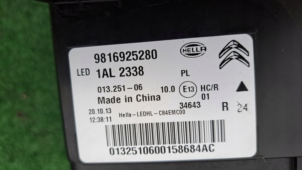 Frontscheinwerfer Citroën C5 Aircross 9816925280 Full LED Rechts Headlight