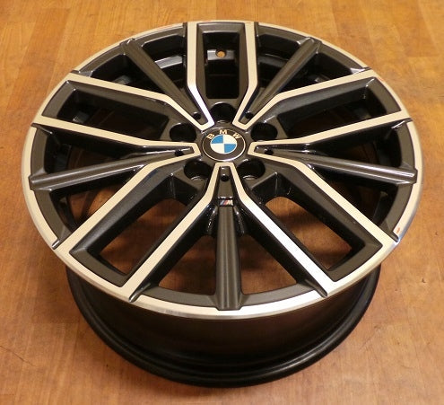 1x Alufelge 18 Zoll 7.5" 5x112 50ET Glanz Schwarz 6891179 BMW 2 F45 U06 Mg FEL9792130489lb