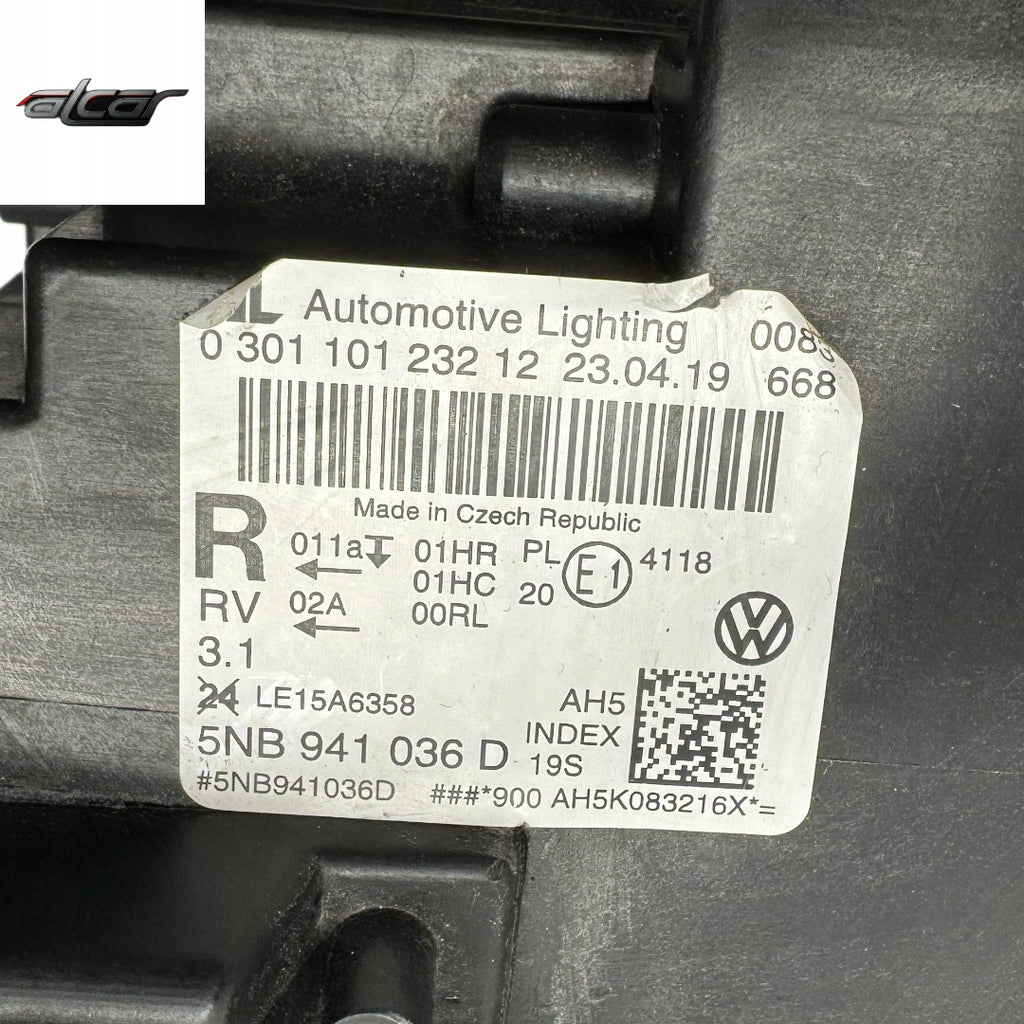 Frontscheinwerfer VW Tiguan 5NB941036 FALSE Scheinwerfer Headlight SCH4726033889az