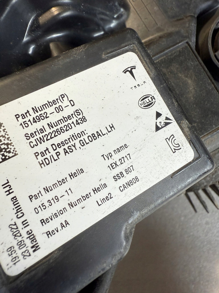 Frontscheinwerfer Tesla Model 3 Y 1514952-00-D 1532925-02-C 1532925-09 LED Links