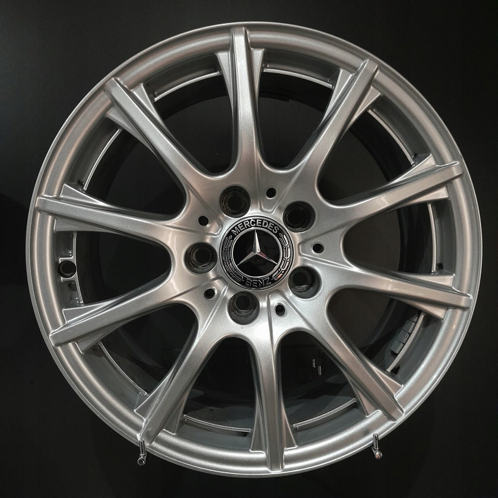 4x Alufelge 16 Zoll 6.5" 5x112 38ET A2054012400 Mercedes-Benz W176 Rim Wheel FEL9772007284og