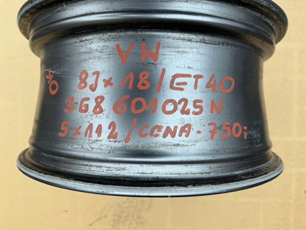 1x Alufelge 18 Zoll 8.0" 5x112 40ET 3G8601025N VW Rim Wheel FEL4282025130qr