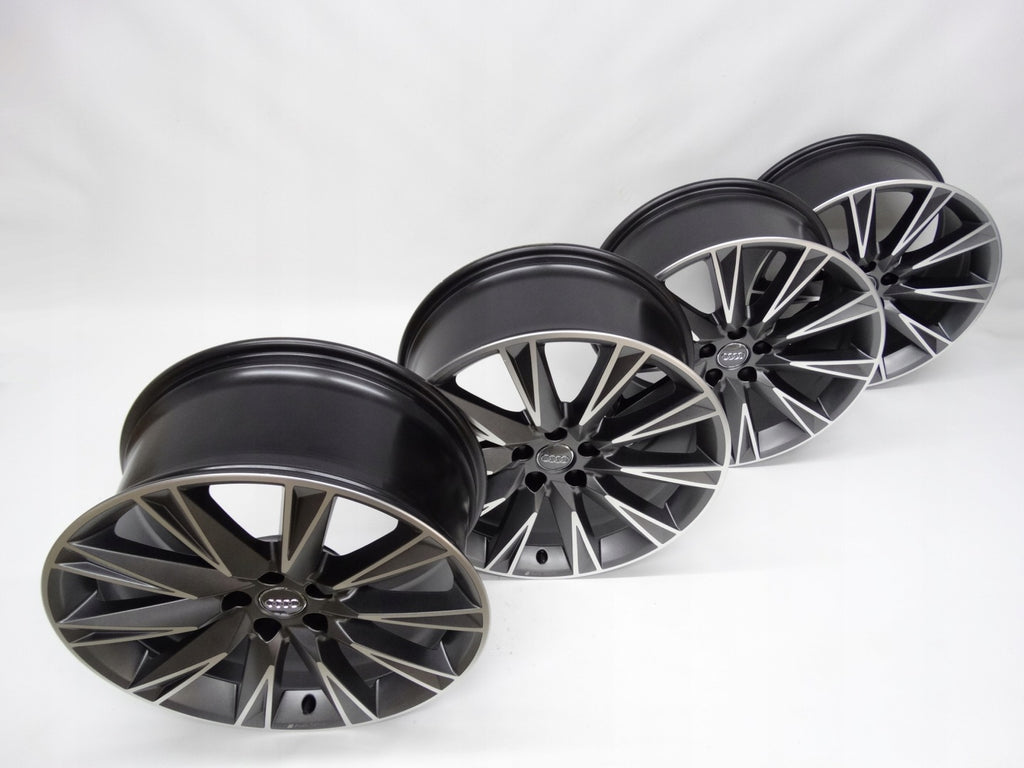 4x Alufelge 20 Zoll 9.0" 5x112 38ET Glanz Schwarz 4KE071490A Audi E-Tron FEL7806441088du