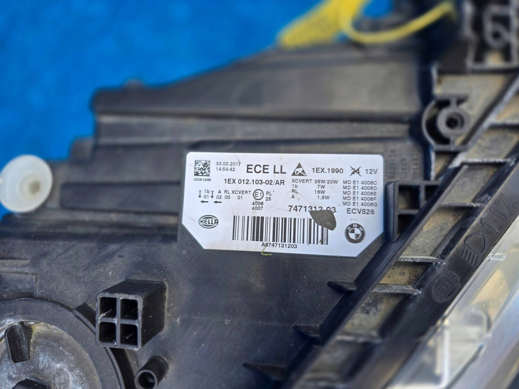 Frontscheinwerfer BMW 3 F30 F31 7471312-03 Rechts Scheinwerfer Headlight SCH7705571786hy